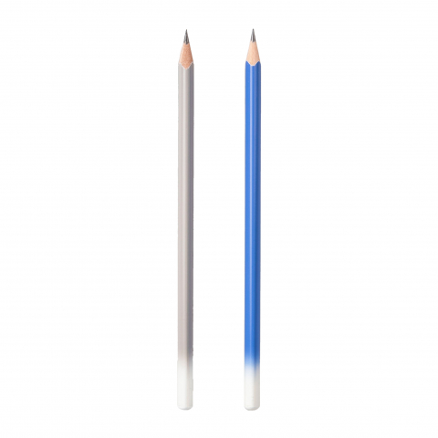 Papetarie & Birotica - Creion Strigo HB, 2 culori,gri/albastru