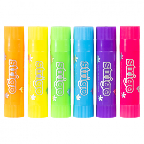 Creioane Strigo Gel Stick 6 culori 10g, neon SSC034 [2]