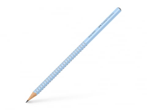 Creioane si accesorii - Creion grafit B Grip 2001 bleu sky Faber-Castell, triunghiular