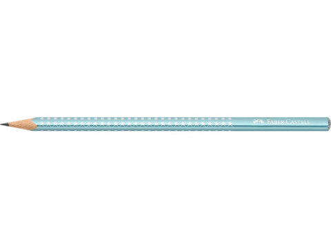 Creion grafit B triunghiular sparkle bleu ocean metalizat 2023 Faber-Castell [1]