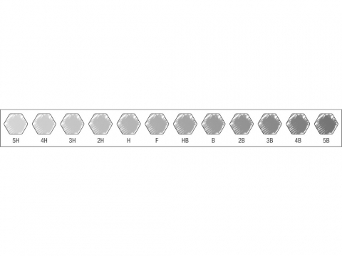 Creion grafit Faber-Castell Castell 9000, set 12 buc, hexagonale [3]