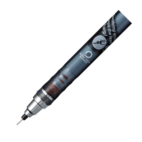 Creion mecanic UNI KURU TOGA, 0.5mm , cu mecanism autoascutire, corp plastic, cu guma de sters [1]
