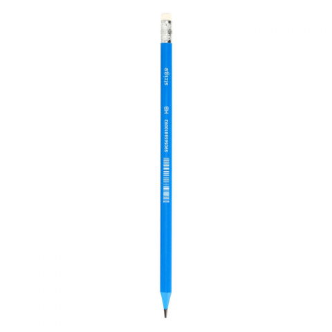 Papetarie & Birotica - Creion Strigo HB plastic, cu gumă, culori diverse