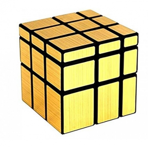 Jocuri de logica - Cub rubik Mirror gold,6x6 cm,plastic