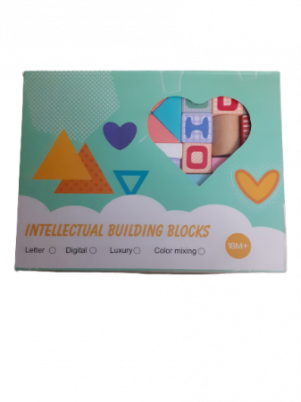 Cuburi Litere de construit in culori pastelate [1]