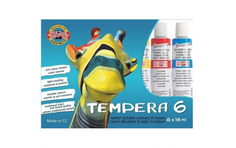 Produse art & craft-Lucru manual - Culori tempera 6x16ml/tub