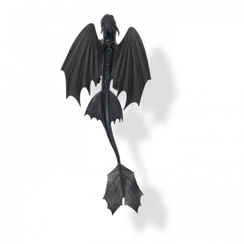 CUM SA ITI DRESEZI DRAGONUL FIGURINA DRAGON TOOTHLESS CU ARIPI MOBILE [3]