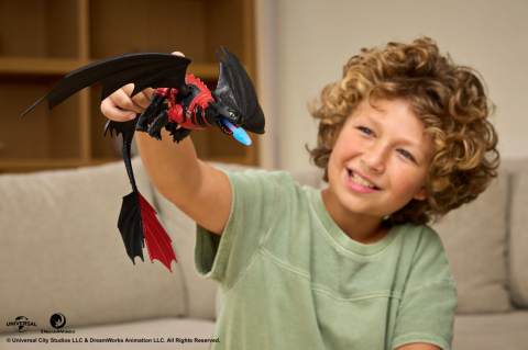 CUM SA ITI DRESEZI DRAGONUL INCERCAREA FLACARII SET DE JOACA BATALII ARZATOARE TUNUL APRINS DRAGONUL TOOTHLESS [4]