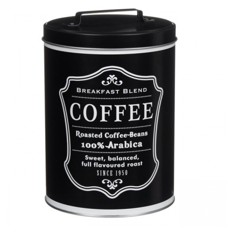 Articole Bucatarie - Cutie cu capac metalica pentru cafea