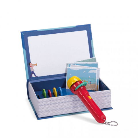 Cutie cu lanterna de proiectat povesti Aventurierii, Moulin Roty [2]