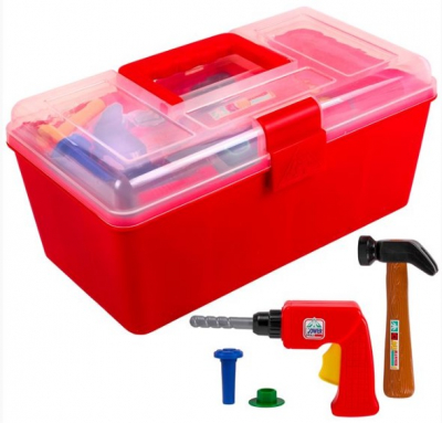 Jocuri si articole copii - Cutie cu unelte de jucărie - 26 de unelte