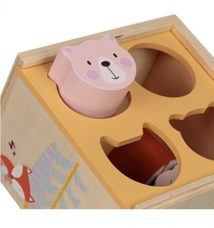 Cutie de sortare cu 4 forme animalute [3]