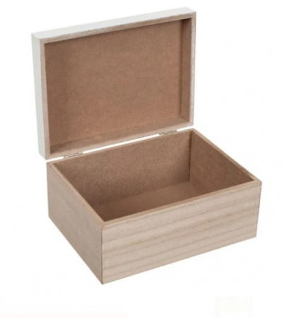 Cutie decorativa Sweet Home din lemn pentru depozitarea obiectelor mici [2]