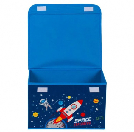 Cutie depozitare cu capac și bandă autoadezivă, Spațiu cosmic [1]