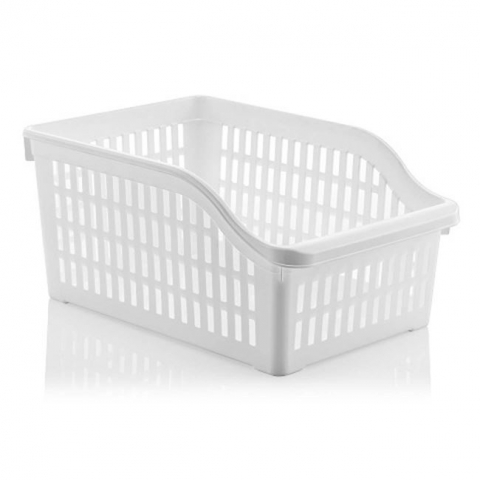 Articole pentru depozitare & organizare - Cutie depozitare si organizare pentru frigider,plastic,alb,20x30x14 cm