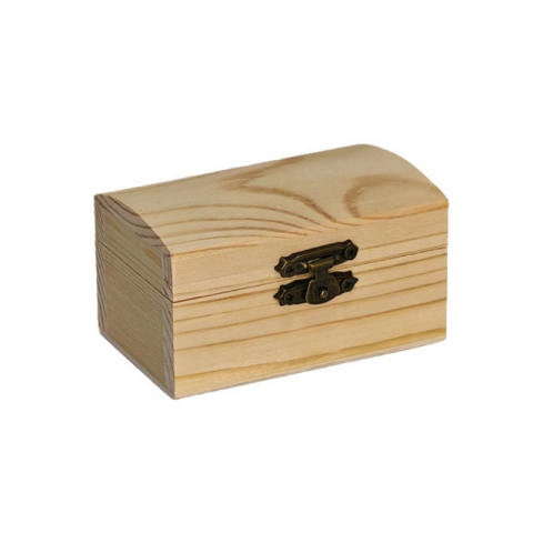 Materiale și accesorii craft - Cutie din lemn dreptunghiulara pentru pictat si decorat, 9x5.5x5 cm