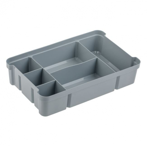 Cutie organizator 5L cu raft, capac transparent, 29×19×14 cm [5]