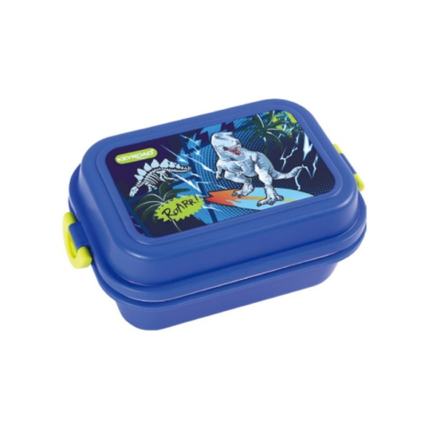 Articole Bucatarie - Cutie pentru alimente Keyroad Lunch Box copii, albastra, model dinozaur