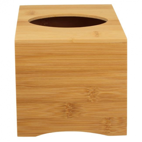Cutie pentru depozitarea servetelelor din Bambus, Natur, 14x14x13 cm [3]