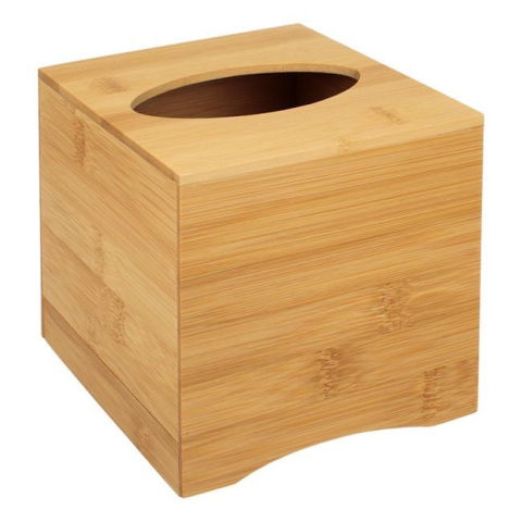 Cutie pentru depozitarea servetelelor din Bambus, Natur, 14x14x13 cm [1]