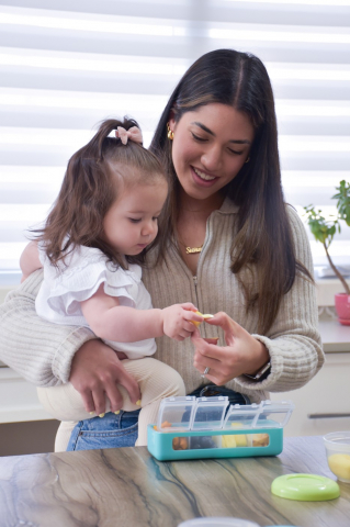 CUTIE SNACK 4 COMPARTIMENTE, MELII, BLUE [4]