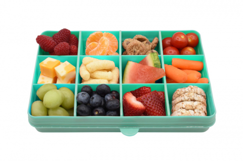 Cutie Snack cu 12 compartimente pentru gustari bebelusi,blue [7]