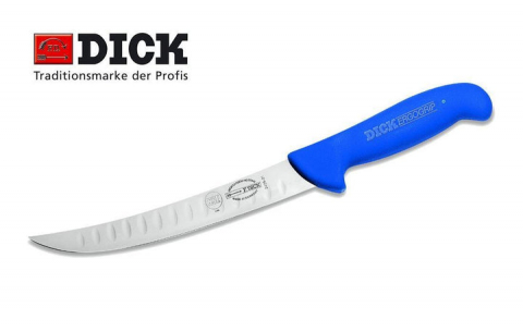 Cutit pentru macelari, lama curbata 26 cm, cu alveole, diferite culori, F. DICK ERGOGRIP 8.2425.26K [2]