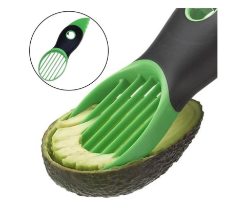 Cutit special 3 in 1 pentru curatat si feliat avocado [2]