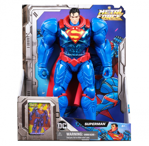 Figurine cu eroi si personaje - DC METAL FORCE FIGURINA DE ACTIUNE SUPERMAN 30CM