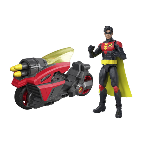DC SET FIGURINA ROBIN SI MOTOCICLETA CU ACCESORII [3]