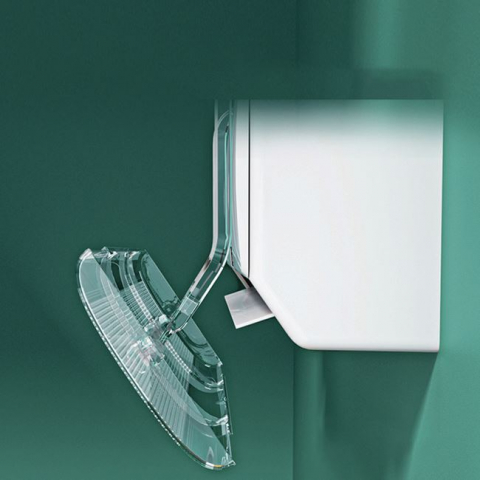 Deflector reglabil pentru aer conditionat,Plastic, Transparent, 18x53-94 cm [2]