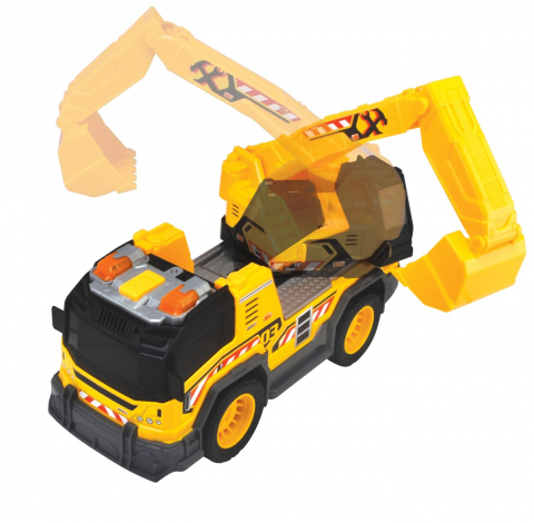 DICKIE CAMION CU EXCAVATOR CU SUNETE SI LUMINI 30CM [5]