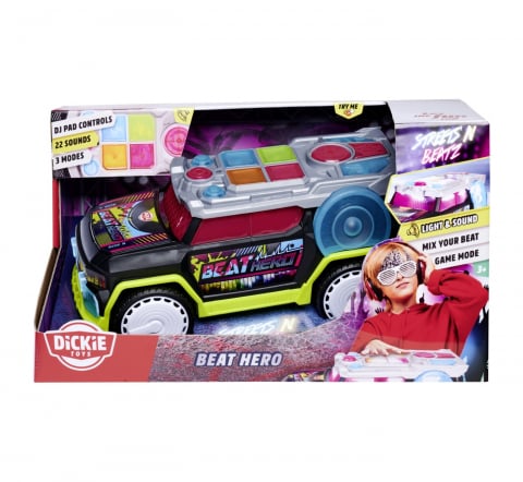 Jocuri si articole copii - Dickie Masinuta Beat Hero Cu Sunete Si Lumini