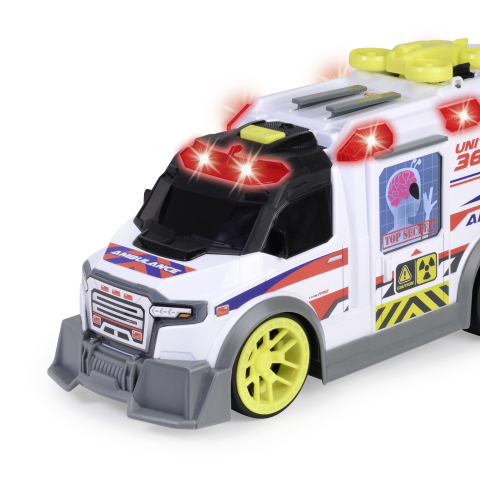 DICKIE TOYS AMBULANTA CU LUMINI SI SUNETE 35.5CM [1]