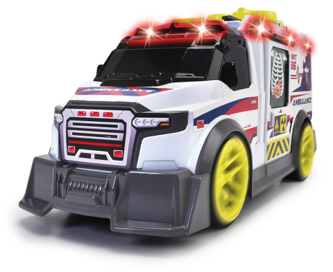 DICKIE TOYS AMBULANTA CU LUMINI SI SUNETE 35.5CM [6]