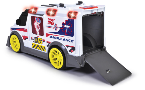 DICKIE TOYS AMBULANTA CU LUMINI SI SUNETE 35.5CM [7]