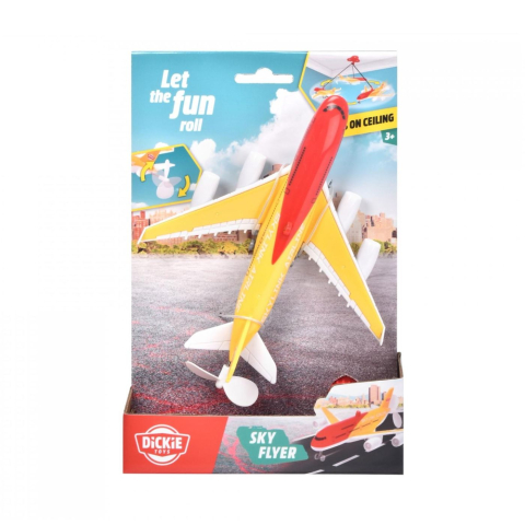 Vehicule și mașinuțe - DICKIE TOYS AVION CU SISTEM ROTATIV 18CM