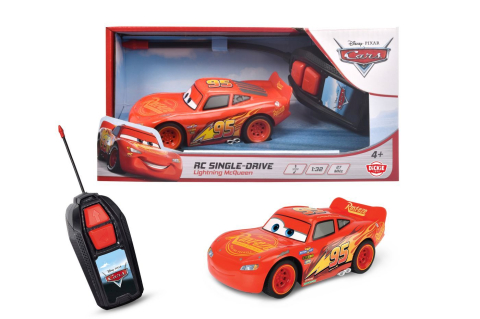 Masinute cu telecomanda - DICKIE TOYS CARS MASINUTA RC CU TELECOMANDA FULGER MCQUEEN SCARA 1 LA 32