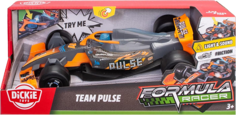 Avioane si Elicoptere jucărie - DICKIE TOYS FORMULA RACER MASINA TEAM PULSE CU LUMINI SI SUNETE SCARA 1 LA 24