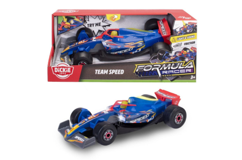 DICKIE TOYS FORMULA RACER MASINA TEAM SPEED CU LUMINI SI SUNETE SCARA 1 LA 24 [2]