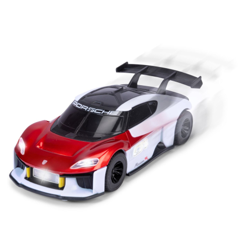 DICKIE TOYS PULL BACK MOTORSPORTS MASINA PORSCHE MISSION R CU LUMINI SI SUNETE 28CM [1]