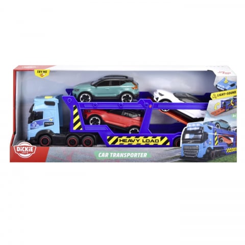 Jocuri si articole copii - DICKIE TRANSPORTOR VOLVO 40CM CU SUNETE SI LUMINI