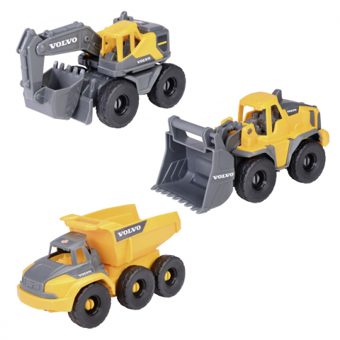 DICKIE VOLVO SET 3 UTILAJE PENTRU CONSTRUCTII [1]