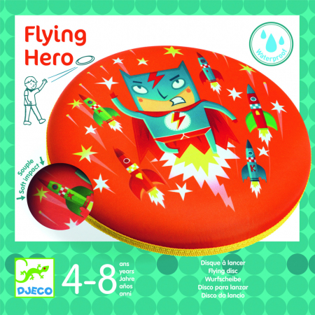 Zmeie și jucării zburătoare - Disc Frisbee model erou zburator,20 cm