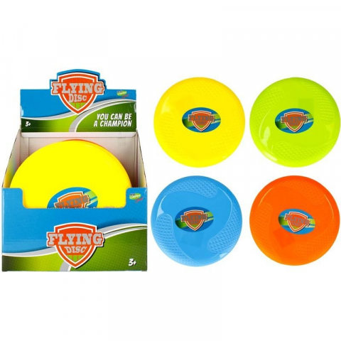 Zmeie și jucării zburătoare - Disc Frisbee zburator plastic,diverse culori,23 cm