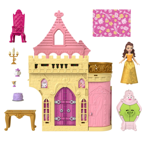 DISNEY PRINCESS CASTELUL LUI BELLE CU FIGURINE SI ACCESORII [7]