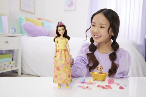 DISNEY PRINCESS PAPUSA BELLA CU CATEL SI ACCESORII [3]