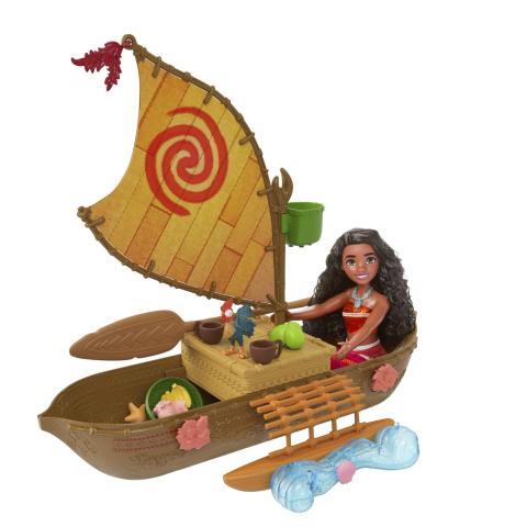 DISNEY PRINCESS SET BARCA CANOE A LUI MOANA SI AVENTURI IN OCEAN 38CM [6]