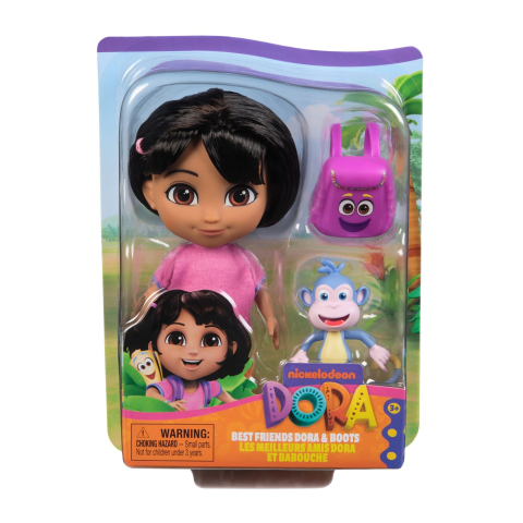DORA SET CEI MAI BUNI PRIETENI PAPUSA DORA SI BOOTS CU ACCESORII [1]