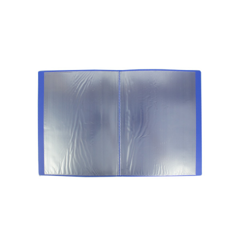 Folii și mape de protecție - Dosar de prezentare cu 10 folii transparente,plastic,albastru